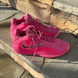 Nike Men’s Basketball Pink Athletic Shoes
